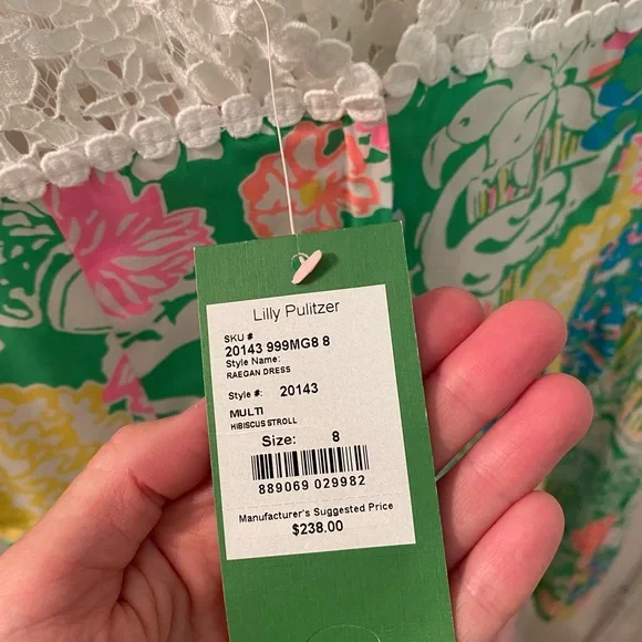 🏝LILLY PULITZER☀️ Super cute NWT Lilly dress SIZE 8 - Picture 4 of 4
